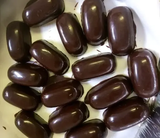 Chocotelas con pepitas de calabaza